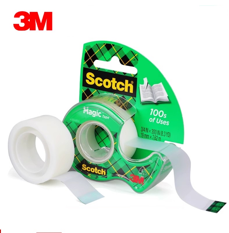 Woodworking School - 3M Magic Tape with Dispenser, 3M