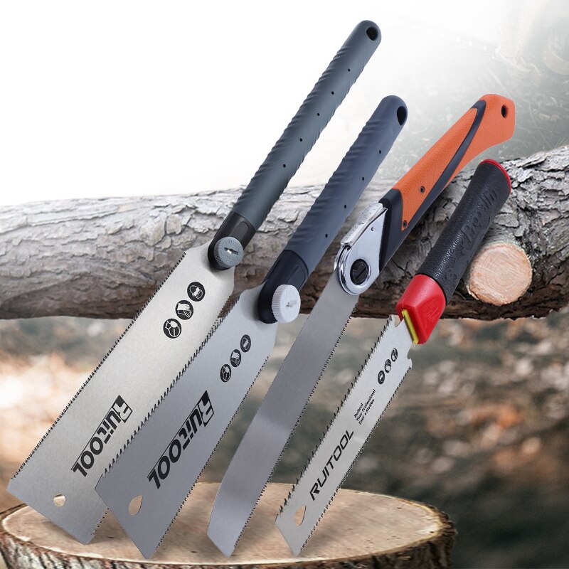 Woodworking Japanese Tools - 1PC Japanese Pull Saw 3-Edge Teeth
