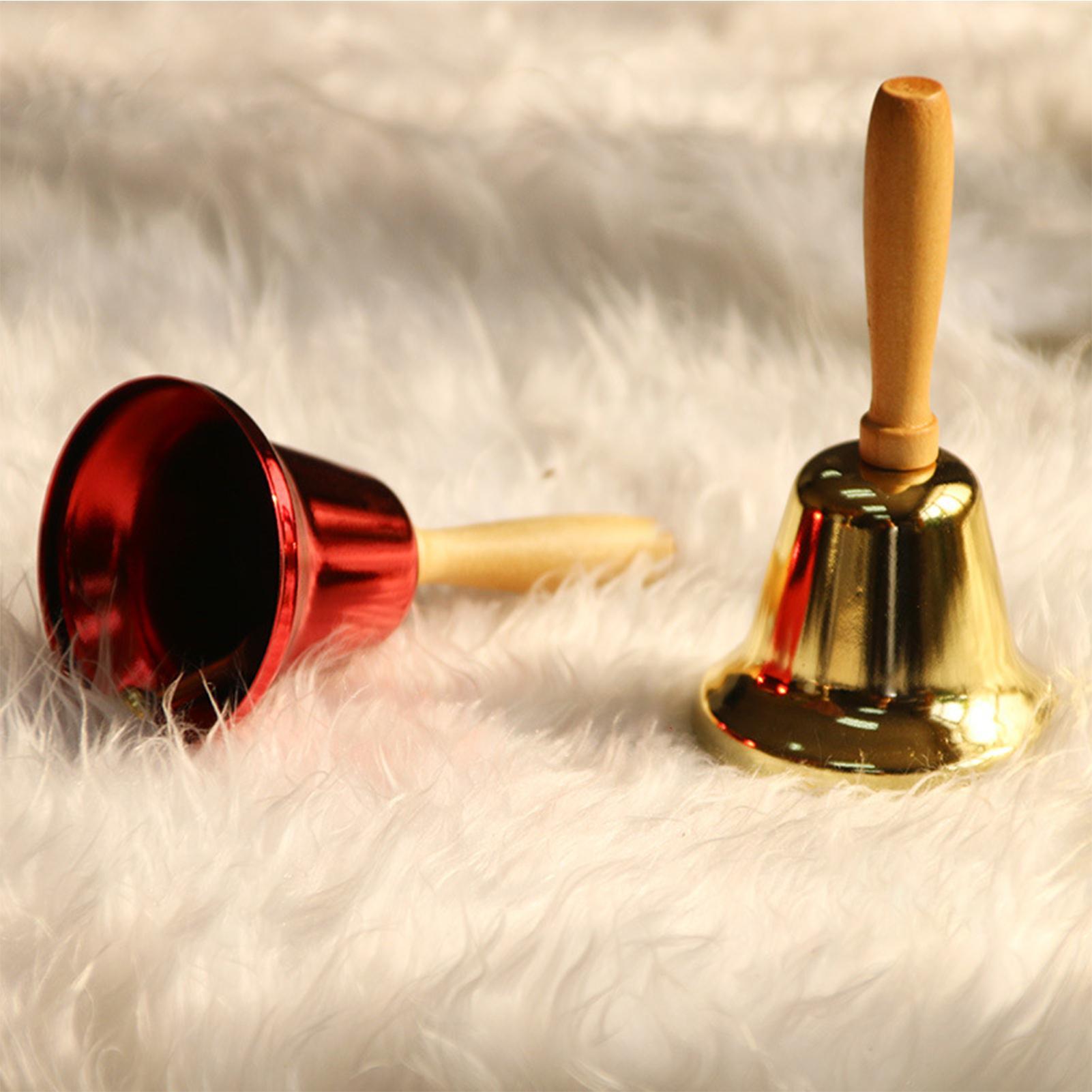 Woodworking School - Christmas Hand Bell Santa Claus Jingle