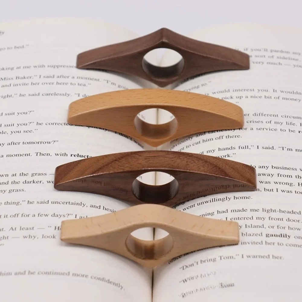 Woodworking School - Solid Wood Thumb Book Support Book