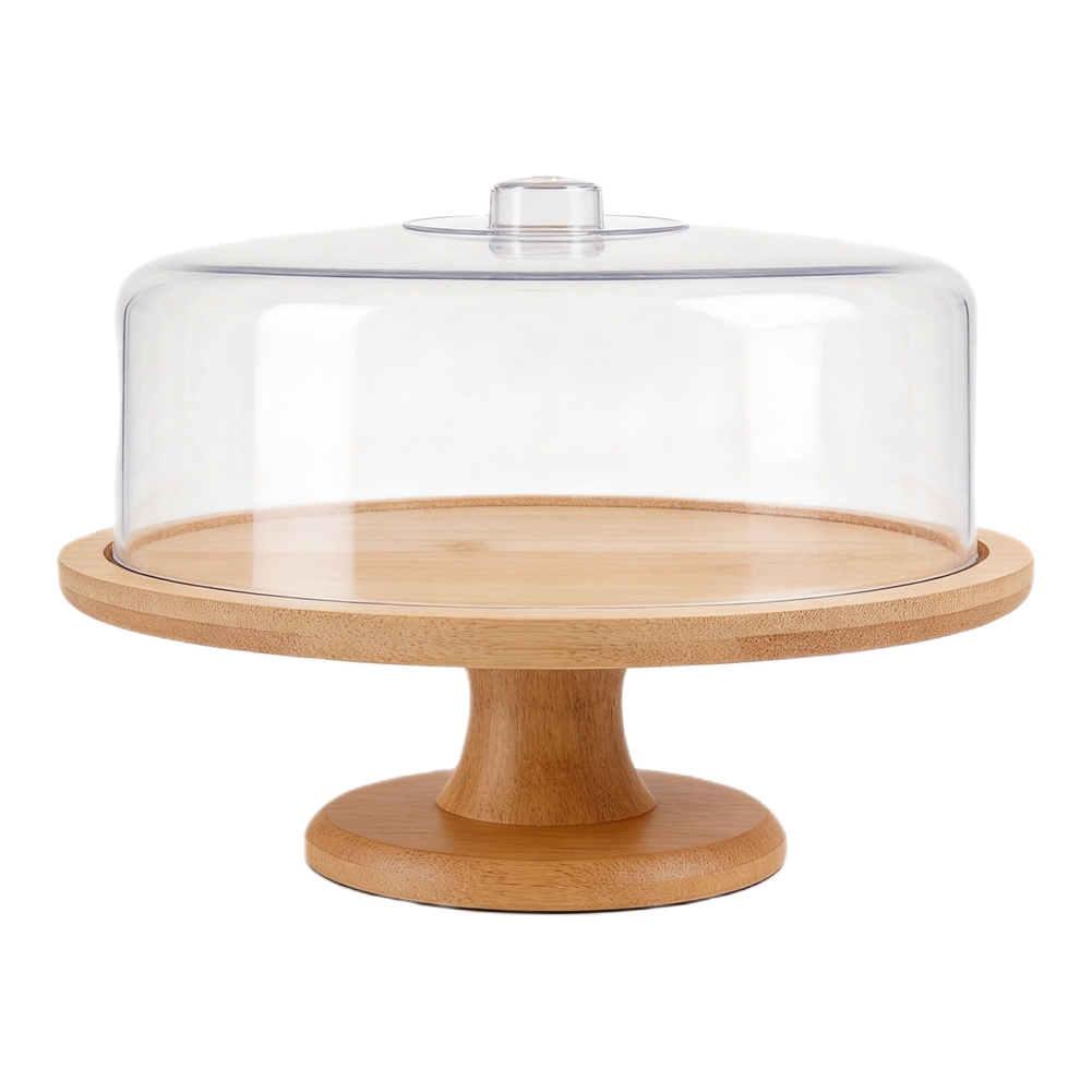 Woodworking Show - 10 Inch Wooden Cake Stand with