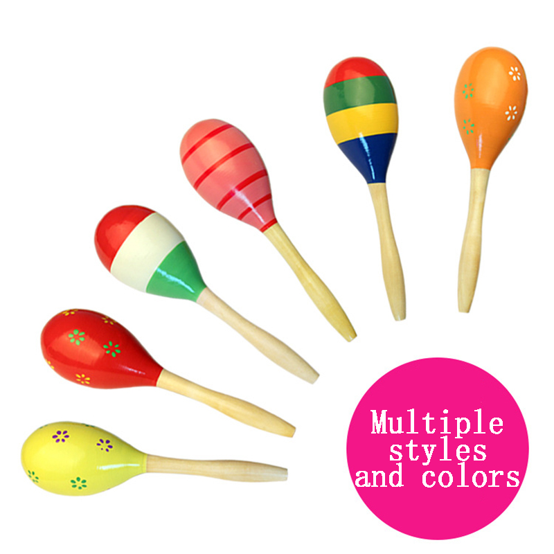 1/2pcs Colorful Wooden Maracas - Woodworking School 评论和价格
