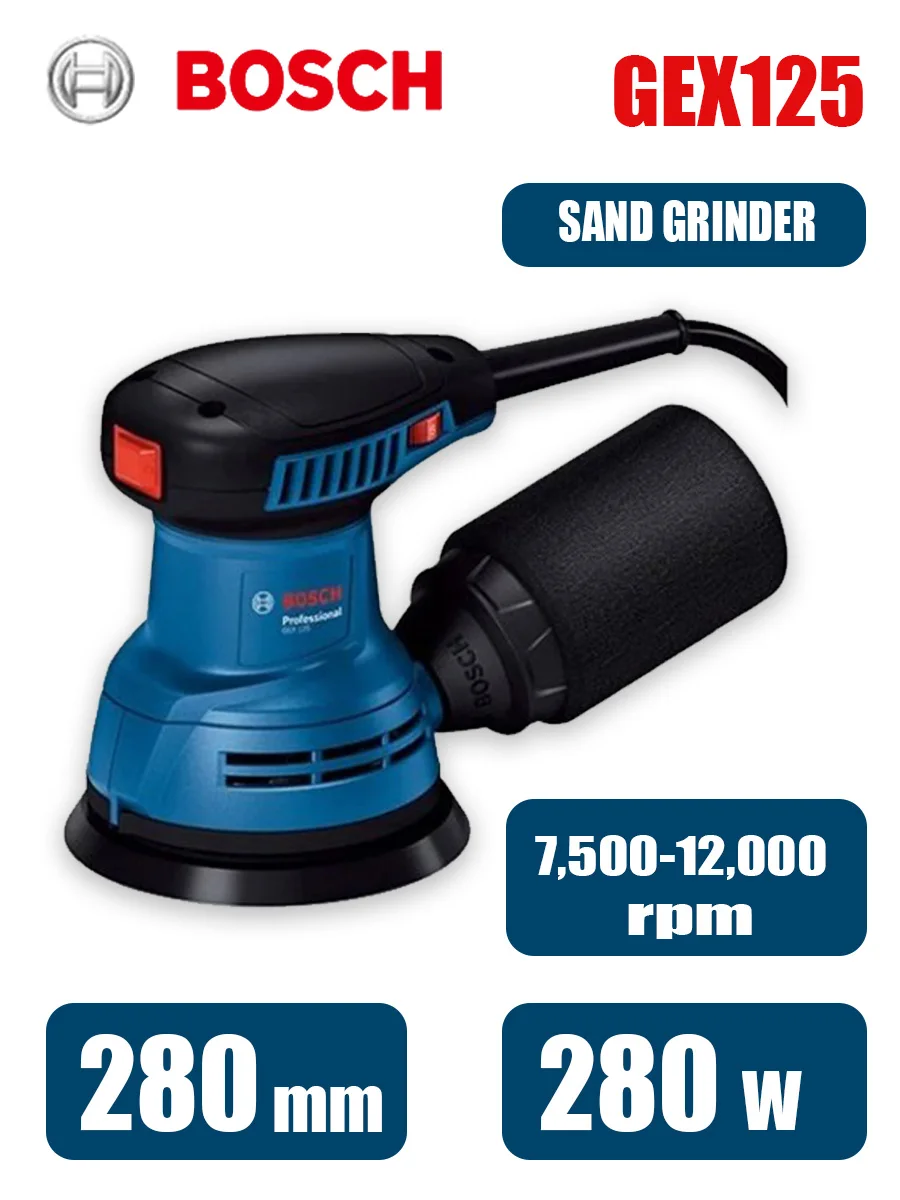 Bosch GEX125 280W Multifunctio - Woodworking Machine 评论和价格