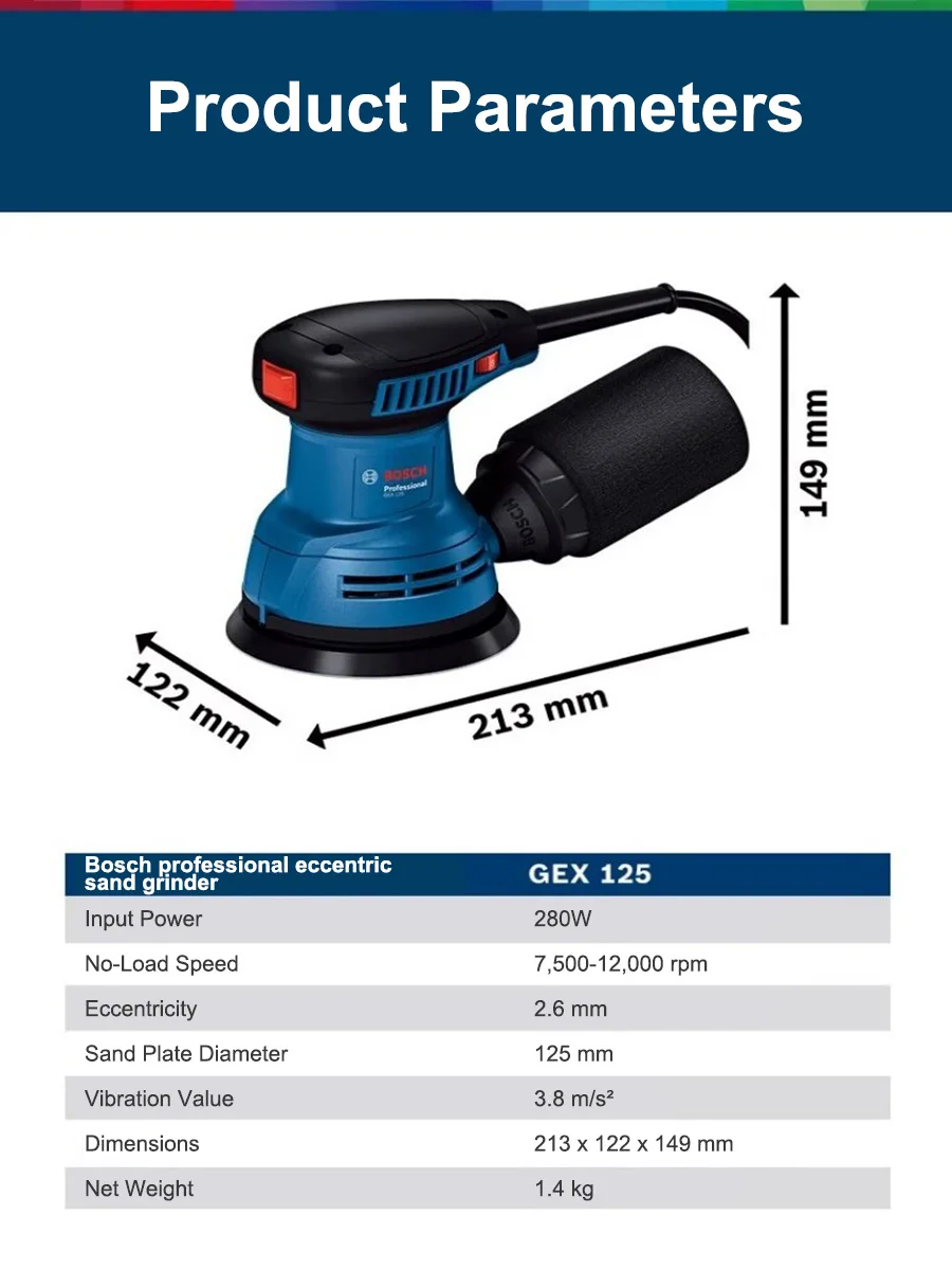 Bosch GEX125 280W Multifunctio - Woodworking Machine 评论和价格