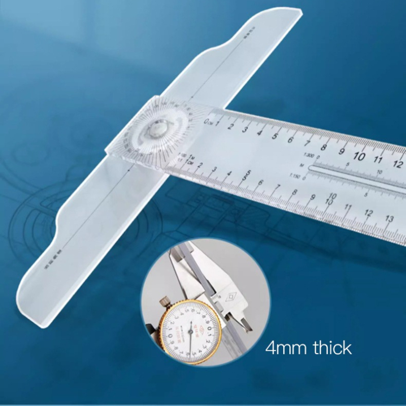 Dual-Sided T Square Ruler Clea - Woodworking Project 评论和价格