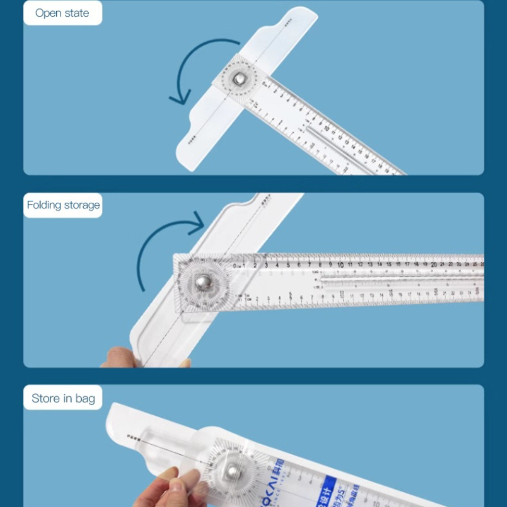 Dual-Sided T Square Ruler Clea - Woodworking Project 评论和价格