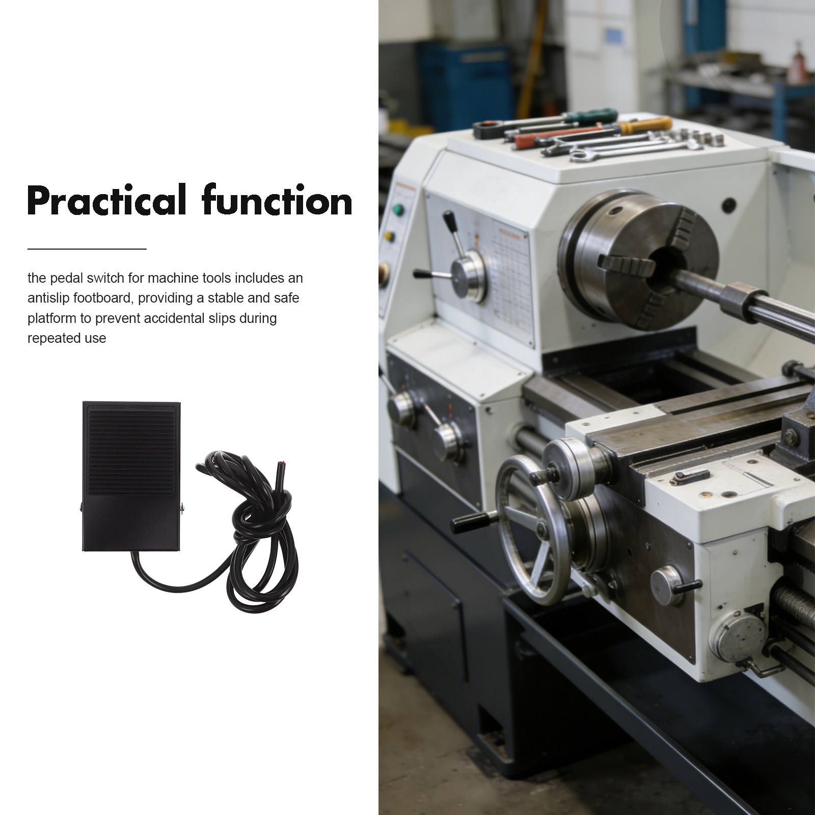 Momentary Foot Pedal Switch fo - Woodworking Machine 评论和价格