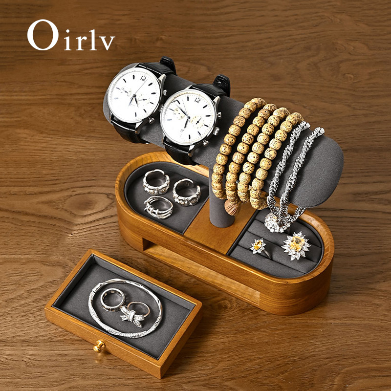 Oirlv Solid Wood Watch Organiz - Woodworking Show 评论和价格