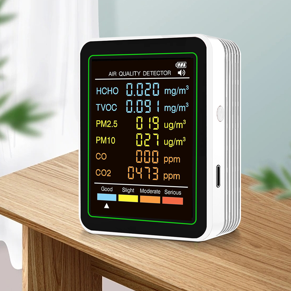 6-in-1 Air Quality Meter Real- - Woodworking Japanese Tools 评论和价格