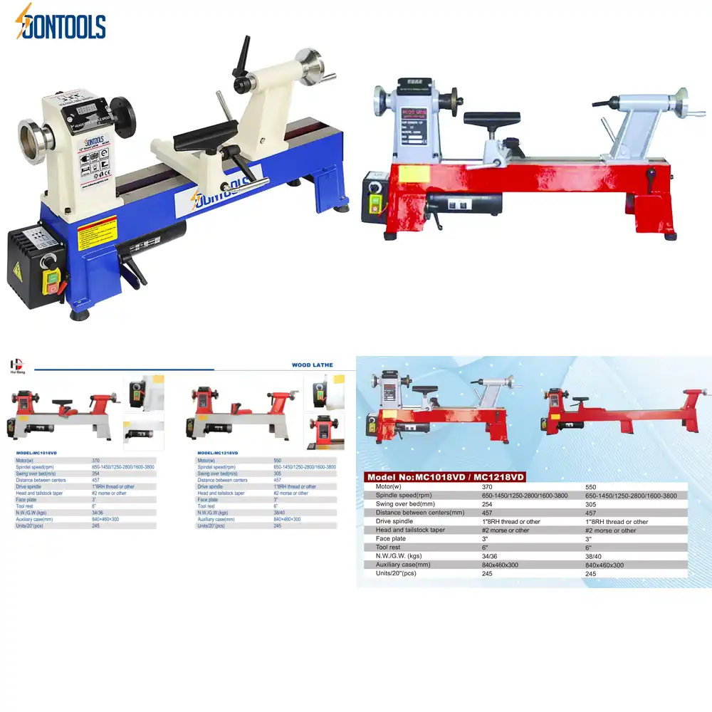 MC 1218 Woodworking Lathe with - Woodworking Lathe 评论和价格