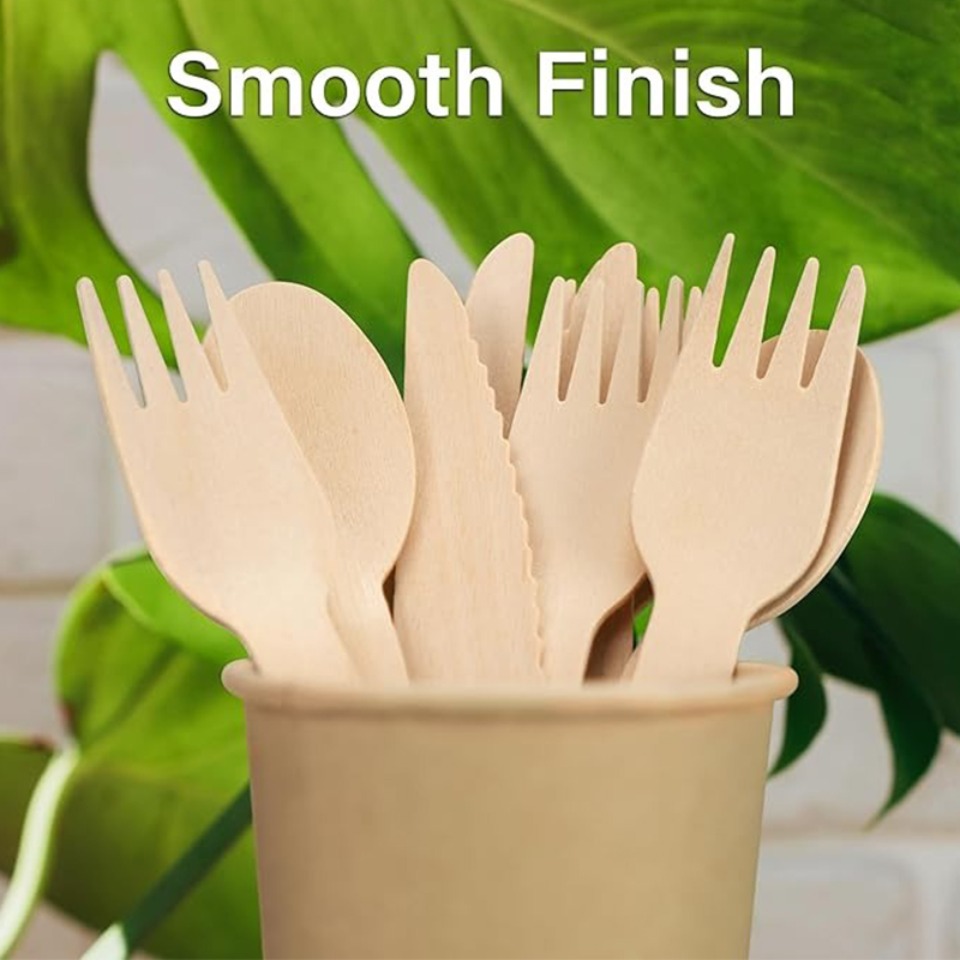 50/100PCS Disposable Wooden Cu - Woodworking School 评论和价格